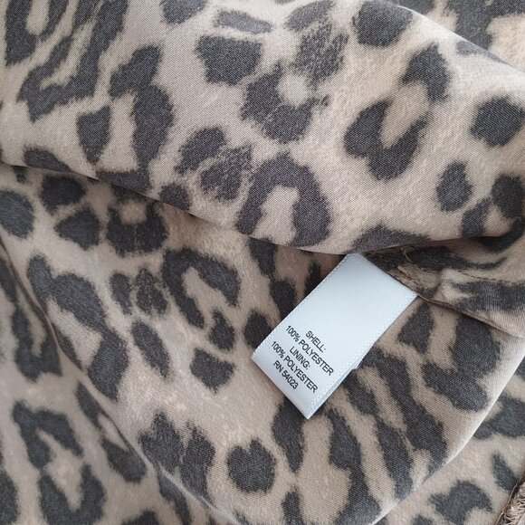 Banana Republic Sleeveless Leopard Print Peplum Top NWOT - Picture 4 of 8